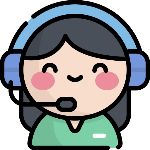 avatar of a woman with a headset