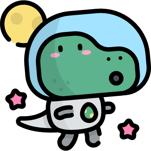 avatar of a dinosaur astronaut